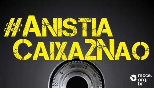Nota Pública MCCE: #AnistiaCaixa2NÃO