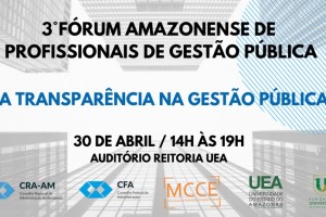 MCCE no 3° Fórum Amazonense de Profissionais de Gestão Pública
