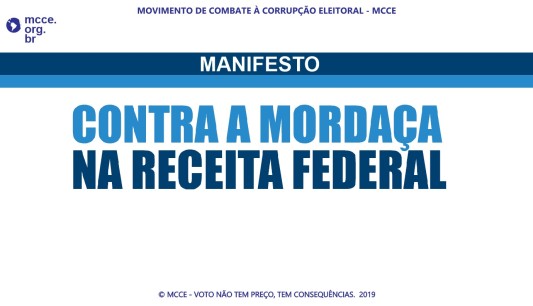 Contra a Mordaça na Receita Federal – Manifesto