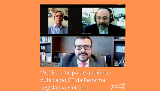 MCCE participa de audiência pública do GT da Reforma Legislativa Eleitoral