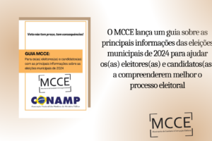 MCCE lança um guia com as principais informações das eleições municipais de 2024