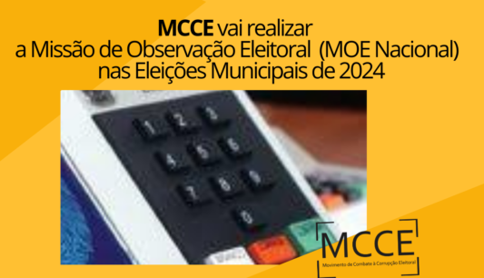 MCCE vai realizar a Missão de Observação Eleitoral nas Eleições Municipais